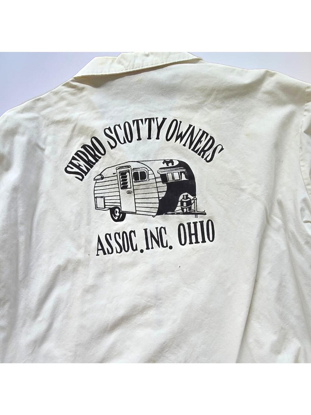 Rare Vintage Serro Scotty Owner Association Jacket XL OH Roadrunners Camper Club